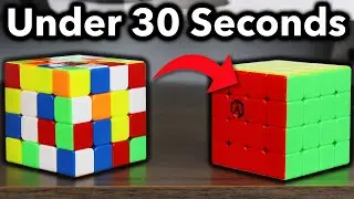 How To Solve a 4x4 Rubik's Cube In UNDER 30 SECONDS