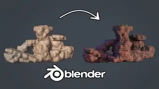 How to Make Cliff Formations in Blender! Geo Nodes Tutorial 