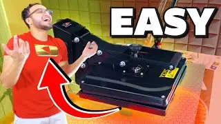 How To Heat Press a T-Shirt 101 - EASY for Beginners (Vinyl, Designs, Shirts, Printing) TUTORIAL