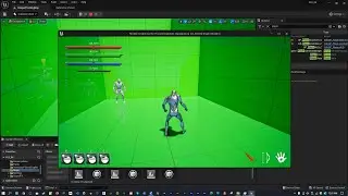 UE5.1 Flexible Combat System UE4 skeleton retargeted to UE5 Manny