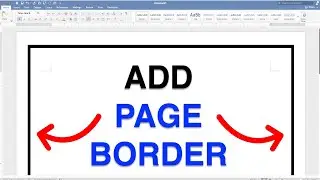 How To Add Border In Word