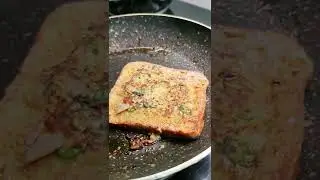 Lets make some Masala French Toast  | Toast recipe #shorts