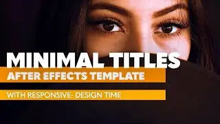 Minimal Titles After Effects Template For FREE