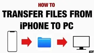 How to transfer file from iphone to pc || DE GREAT TECH