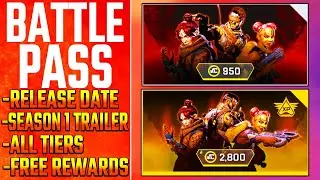 Apex Legends Battle Pass Season 1 Trailer | Release Date | All Battle Pass Tiers | New Legend