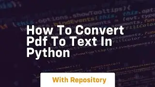 How to convert pdf to text in python