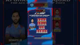 Asia Cup 2023 || Afghanistan Squad announced for Asia Cup 2023 