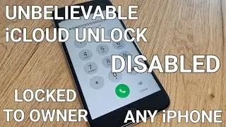 Unbelievable iCloud Unlock Any iPhone Locked to Owner with Disabled Apple ID and Password✔️