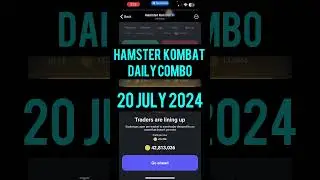 Hamster Kombat Daily Combo: 20 July 2024  #dailycombohamsterkombat #hamsterkombatdailycombo #crypto!