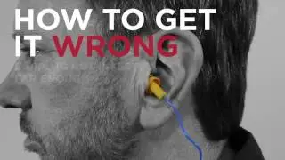 How to use reusable ear plugs.