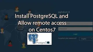 install postgres12 and allow remote access on centos7