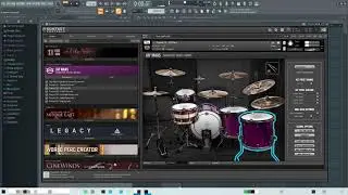 Jay Maas Signature Series Drums - KONTAKT library - sound check (no talking)