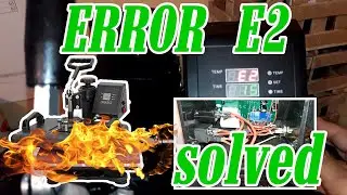 E2 ERROR CODE  🛠️How to REPAIR SUBLIMATION IRON ✅