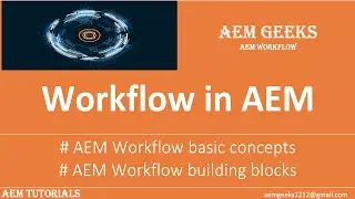 AEM Workflow #1 | Workflow in AEM