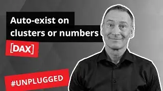 Auto-exist on clusters or numbers - Unplugged #22