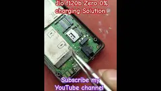 Jio f120 model zero 0% charging solution. #jio #chargingsolution #ayushmobilecare #repair #shorts