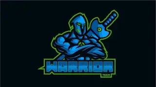 Warrior Mascot logo design