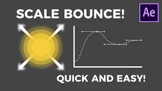 After Effects Scale Bounce - Quick and Easy!