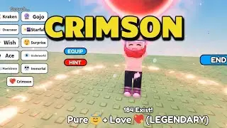 How to Get CRIMSON one of the RAREST AURA in AURA CRAFT [ Legendary Aura RECIPE ] ROBLOX