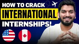 See HOW he Cracked an INTERNATIONAL Placement Offer