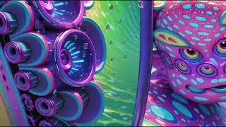 Mystic Ribbons: Trippy Threads of the Infinite Mind 4K Trippy Visuals