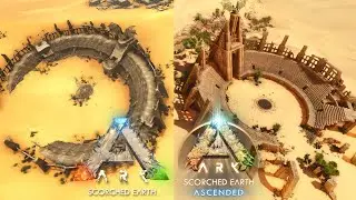 Scorched Earth In Game Visual Comparison ASE Vs ASA