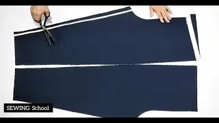 Sew in 10 Minutes 💥 VERY EASY TROUSERS CUT AND SEW