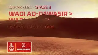 #Dakar2021 Stage 3 Results Cars SS3: WADI AD-DAWASIR Top 15 Progress Results - After Effects