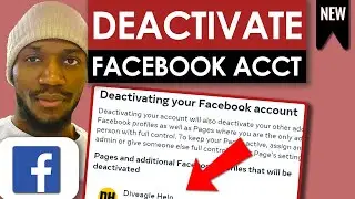 How to Deactivate your Facebook Account 2023 | How to Deactivate My Facebook Account Temporarily