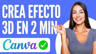 Como hacer efecto 3D en Canva (FACIL Y RAPIDO 2024)