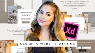 Design a website with me in Adobe XD 👩‍💻