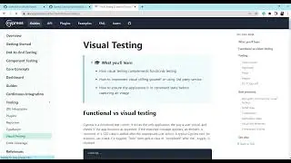 Cypress visual testing with free plugin | Compare snapshot with Cypress