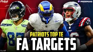 Top 5 Tight End TARGETS for Patriots in Free Agency - Top Options on Market