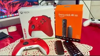 Xbox Pulse Red Controller + Fire TV Stick Max + 1 Month Game Pass