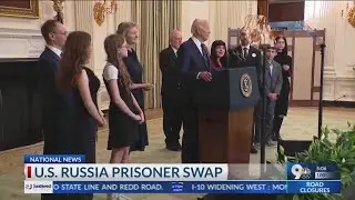 Russia releases Americans in massive prisoner swap