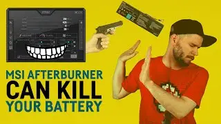 MSI Afterburner might drain your Laptops Battery really fast!