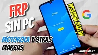 FRP Método si pc Android 12/13/14 Moto e6 e6 plus g7 g6 y teléfonos chinos quitar cuenta Google