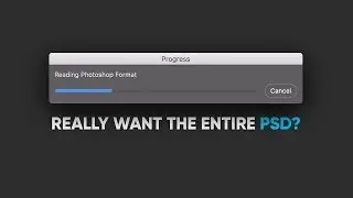 Open HUGE PSD File Previews 30X Faster!