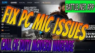 How To Fix Microphone Not Working In Battle Net App | Fix COD Modern Warfare Mic Issues