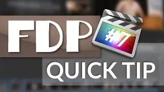 FCPX Quick Tip #7 How to add a video transition but change the way it effects your audio