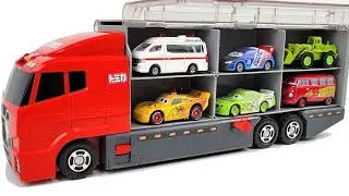 13 Types Tomica Cars ☆ Tomica opening and put in big Okatazuke convoy!