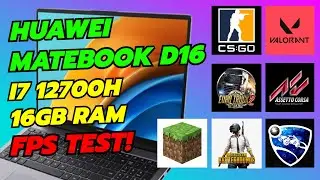 Huawei MateBook D16 Oyun Testi! Huawei Matebook FPS Testi! Huawei MateBook D16 Ofis Bilgisayarı!