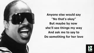 Stevie Wonder - All Day Sucker (Lyrics)