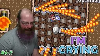 I'M CRYING! | Super Mario Maker 2 - Expert No Skip Challenge For 1000 Clears [4-7]