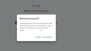 how to remove your google account from a computer