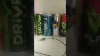 Коллекция банок от энергетиков