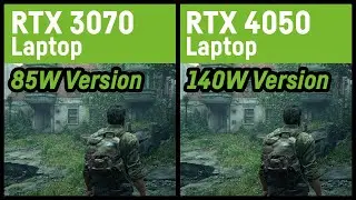 RTX 3070 85W vs. RTX 4050 140W - Laptop/Notebook