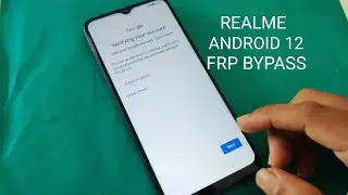 Realme Narzo 50A FRP Bypass Android 12 Without PC| Realme Android 12 FRP Bypass