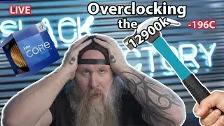 Overclocking the Intel 12900k LIVE on Liquid Nitrogen!