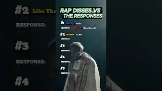 Rap disses vs. the responses